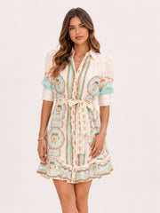 Paloma Mini Dress - Palm Spring