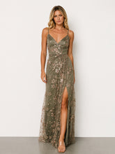 Marcia Sparkle Gown | Eucalyptus + Rose Gold