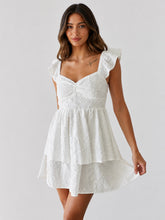 Ashlyn Sweetheart Ruffle Mini Dress