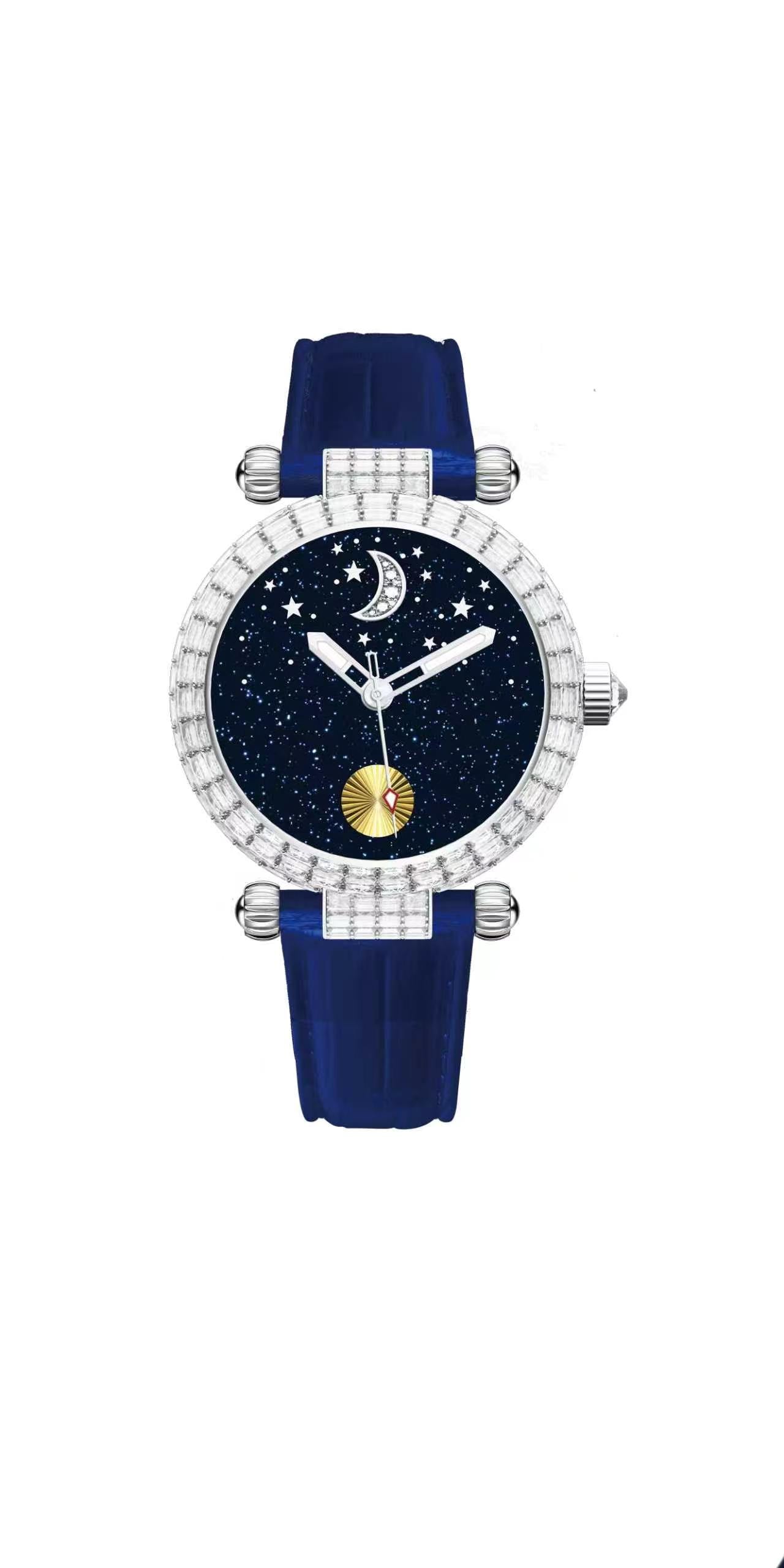 Women's Celestial Edge Watch – Automatic, Blue Dial, 38mm T869L
