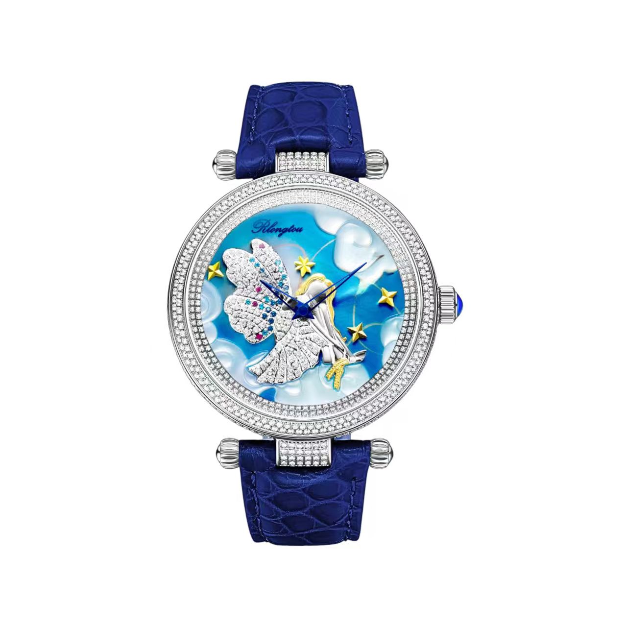 Women's Zodiac Watch – 12 Signs, Crystal, 42mm T912L