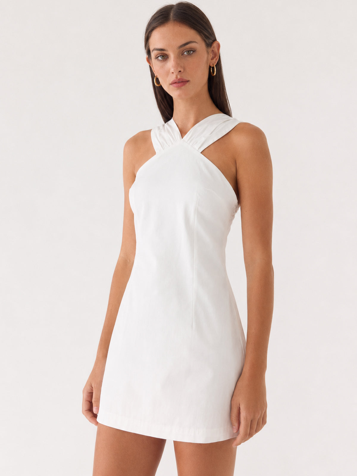 Be My Baby Mini Dress - White
