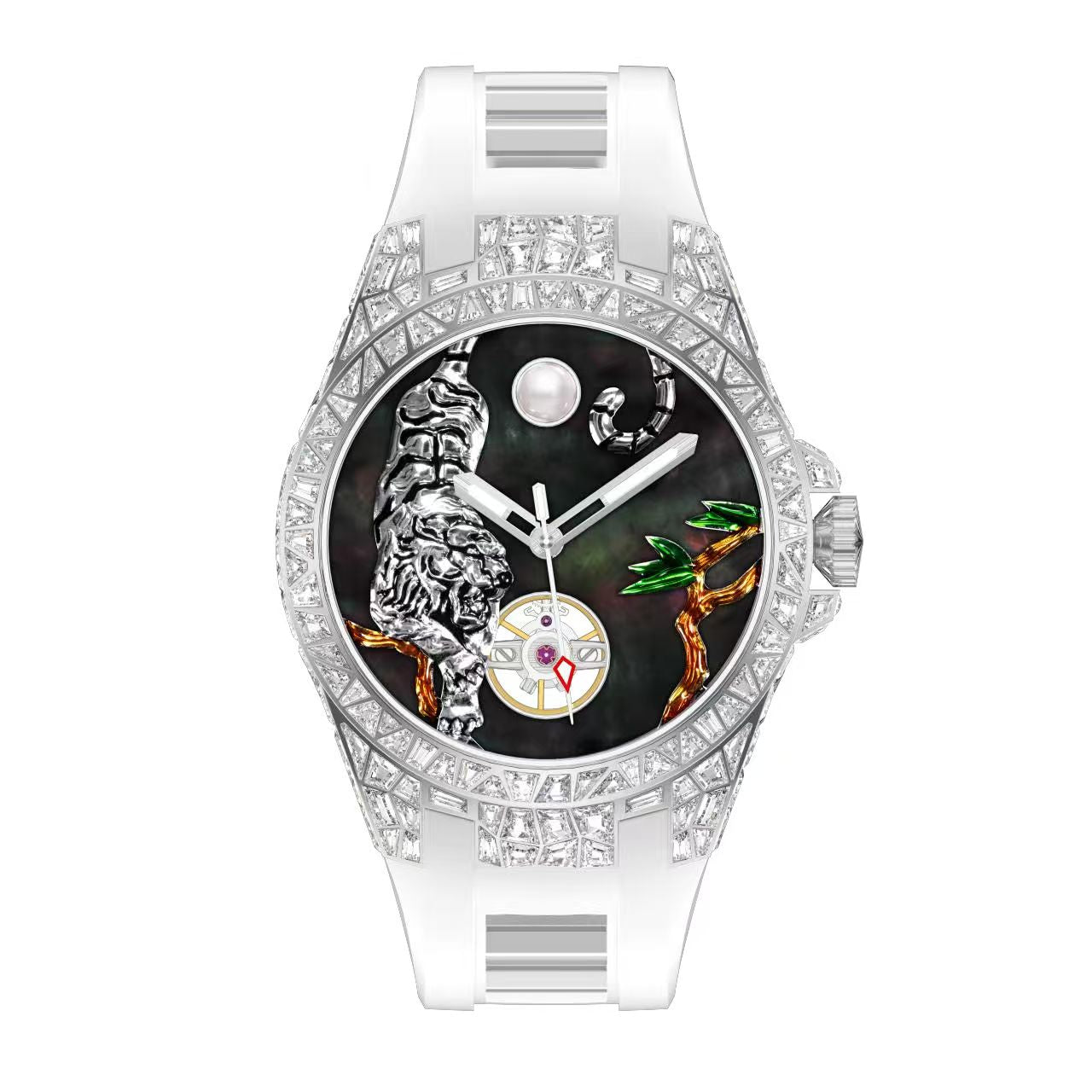 Women's Tiger Legend Watch – 38mm, Automatic, Crystal Inlay T857L