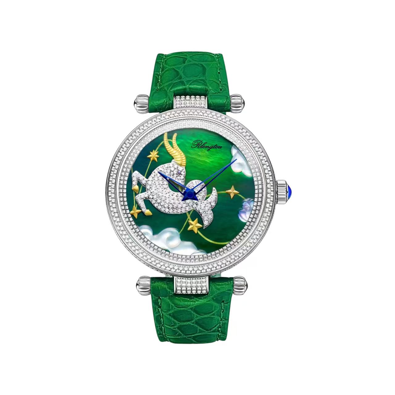 Women's Zodiac Watch – 12 Signs, Crystal, 42mm T912L