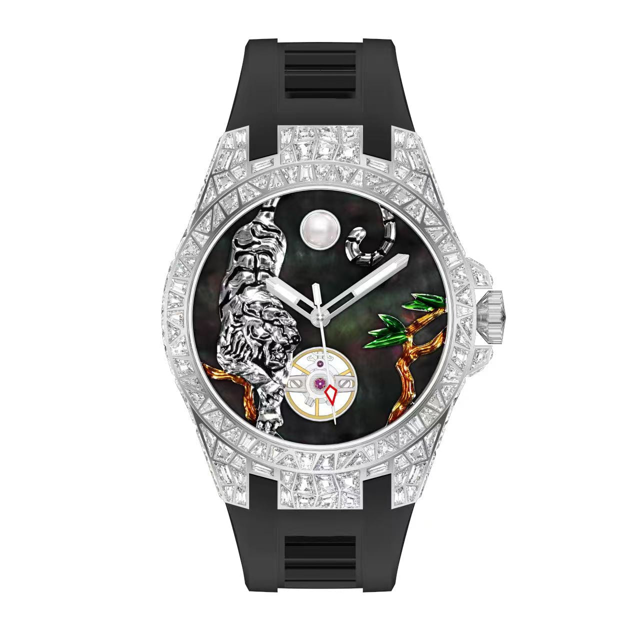 Women's Tiger Legend Watch – 38mm, Automatic, Crystal Inlay T857L
