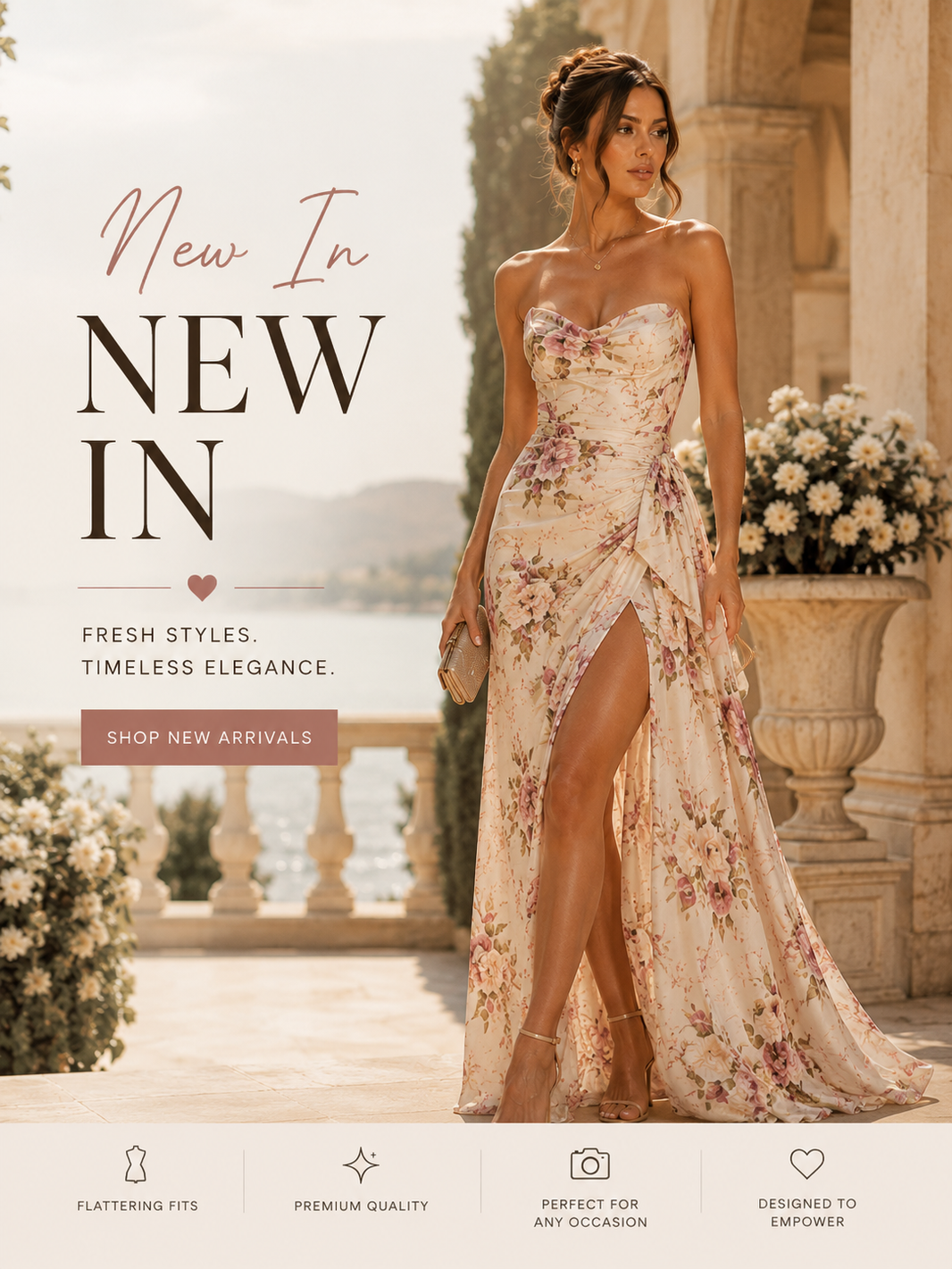 shop ladies dress Tropical Vacation White Maxi Dress | Trendy Women's Dress
